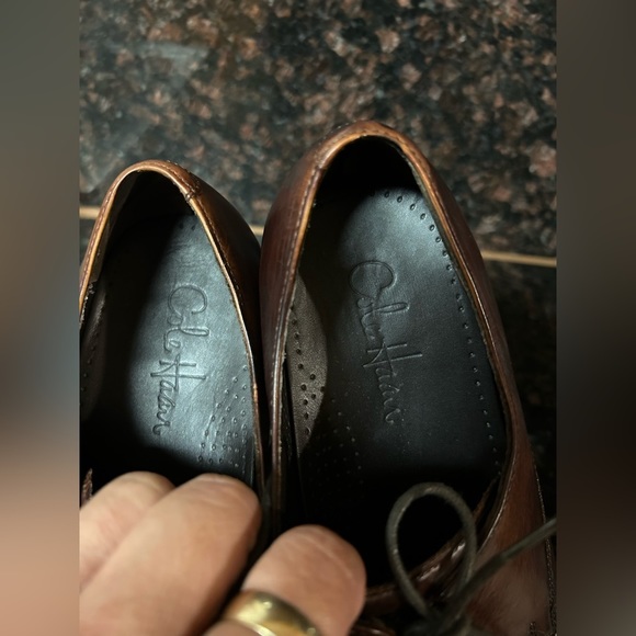 Cole Haan/nike Air Maroon Leather Oxford Shoes 9 main image 9